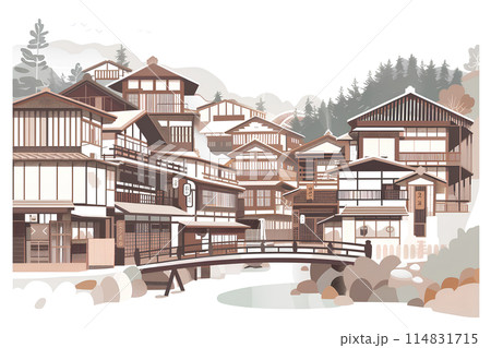 銀山温泉（山形）-2 114831715