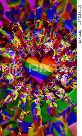 3D illustration Background for advertising and wallpaper in festival and celebrate scene. 3D rendering in decorative concept. 3D illustration Background for advertising and wallpaper in festival and celebrate scene. 3D rendering in decorative concept. 114832219