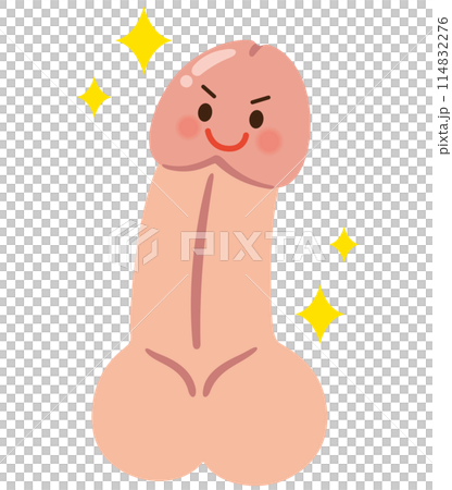 元気な男性器のキャラクター ペニス 元気な男性器のキャラクター ペニス 114832276