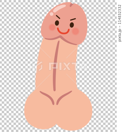 元気な男性器のキャラクター ペニス 元気な男性器のキャラクター ペニス 114832332