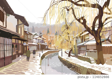 風情あふれる城崎温泉-1 風情あふれる城崎温泉-1 114832666