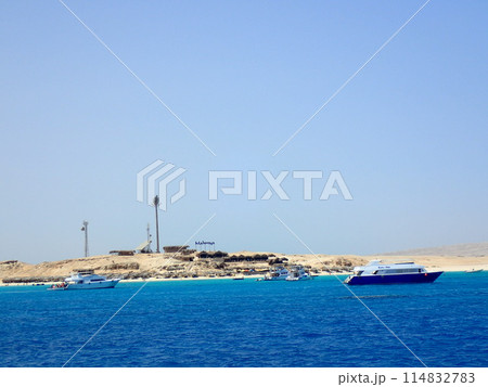 view from sea boat view from sea boat 114832783