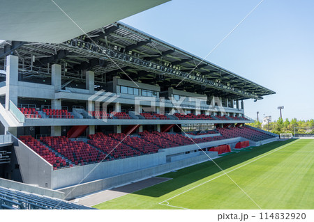 サッカー専用球技場｜金沢スタジアム｜金沢市民サッカー場｜ゴースタ｜2024年5月撮影｜石川県金沢市 114832920