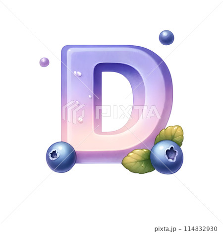3D letter d 114832930