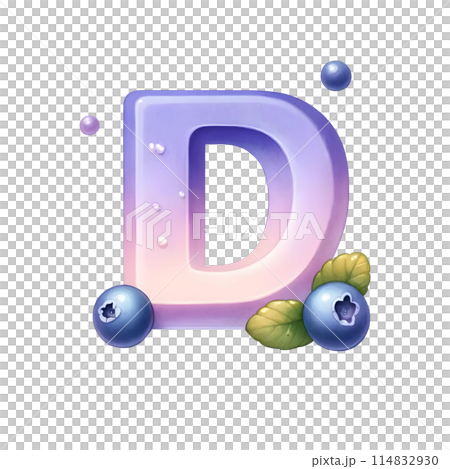 3D letter d 114832930