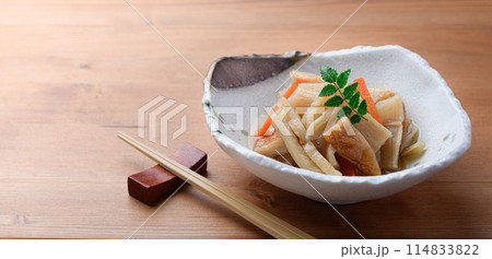 切り干し大根の煮物 114833822