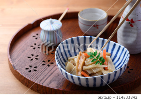 切り干し大根の煮物 114833842