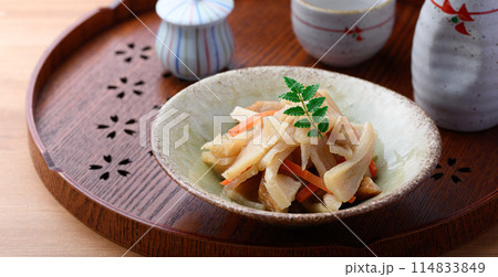 切り干し大根の煮物 114833849