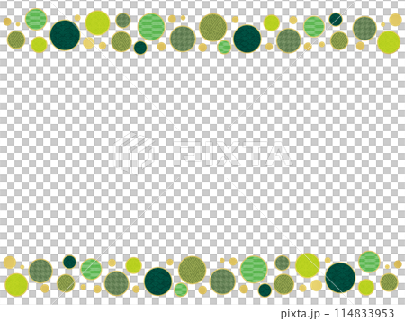 Japanese pattern polka dot frame Japanese pattern polka dot frame 114833953