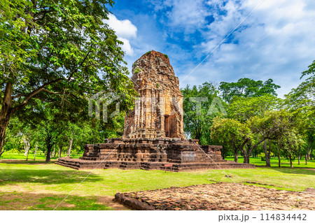Phra Prang in Si Thep historical park It is an architecture in the Dvaravati period in Phetchabun Province, Thailand. Phra Prang in Si Thep historical park It is an architecture in the Dvaravati period in Phetchabun Province, Thailand. 114834442