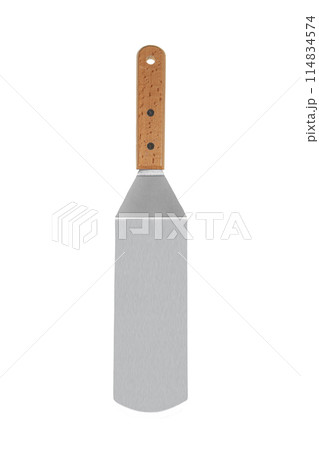Barbecue and grill spatula bottle hook tongs tools set on White Background 114834574
