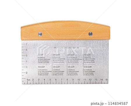 Barbecue and grill spatula bottle hook tongs tools set on White Background 114834587