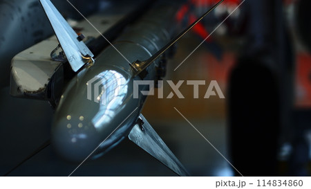 浜松航空自衛隊広報館に設置してある空対空ミサイル 浜松航空自衛隊広報館に設置してある空対空ミサイル 114834860