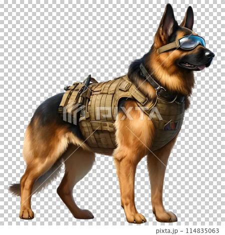 3d k9 dog 114835063
