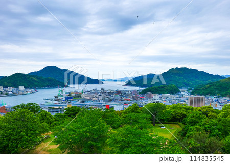 宇和島市の町並み 114835545