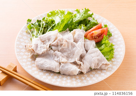 豚肉の冷シャブ 豚肉の冷シャブ 114836156
