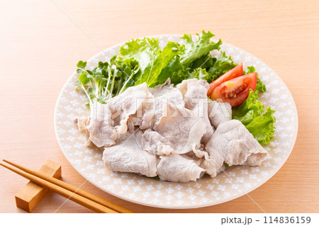 豚肉の冷シャブ 豚肉の冷シャブ 114836159