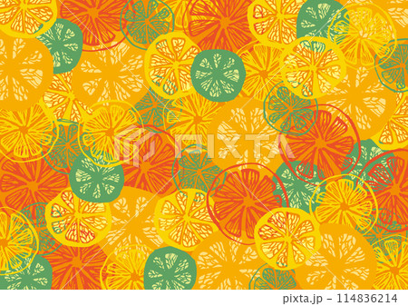 柑橘類のイメージ背景素材 柑橘類のイメージ背景素材 114836214