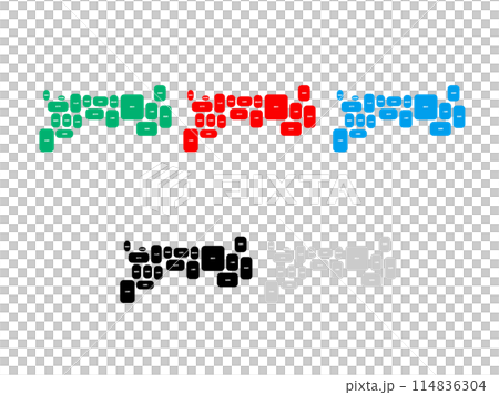 Map with municipalities _ Tottori prefecture _ Deformed-08 Map with municipalities _ Tottori prefecture _ Deformed-08 114836304