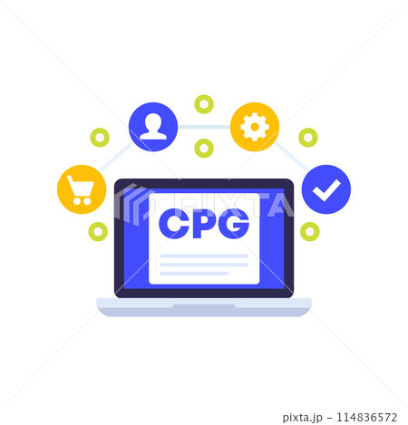 CPG, Consumer packaged goods vector illustration CPG, Consumer packaged goods vector illustration 114836572