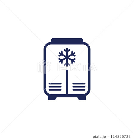 cryotherapy or cryosauna icon, vector cryotherapy or cryosauna icon, vector 114836722