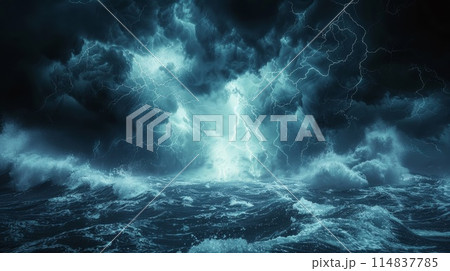 怪しい雲行きのイラスト素材 [114837785] - PIXTA
