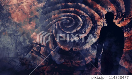 鬱と落胆の感情イメージ 114838477