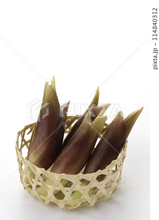新鮮な茗荷 みょうが (白背景) 114840312