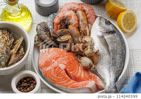Seafood Platter Delight 114840399