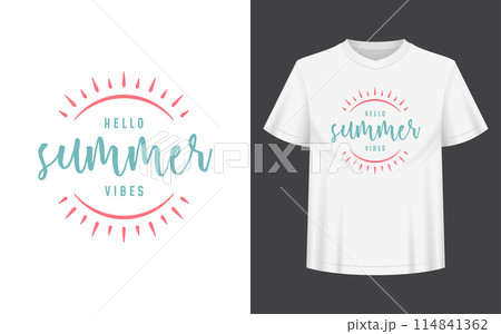 Summer quote or saying can be used for t-shirt, mug, greeting card, photo overlays Summer quote or saying can be used for t-shirt, mug, greeting card, photo overlays 114841362