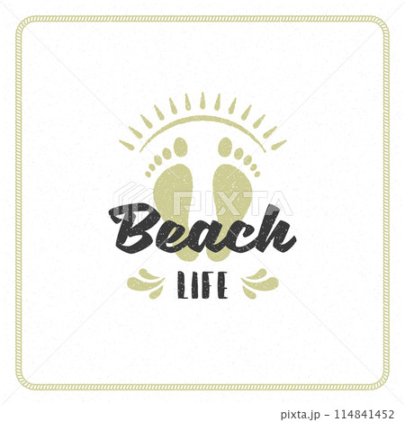 Summer holidays typography inspirational quote design for poster or apparel Summer holidays typography inspirational quote design for poster or apparel 114841452