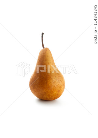 Pear isolated on white background with clipping path.. 114841845
