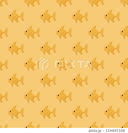 seamless pattern with goldfish seamless pattern with goldfish 114845108