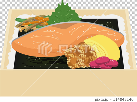 海苔鮭魚便當 114845140
