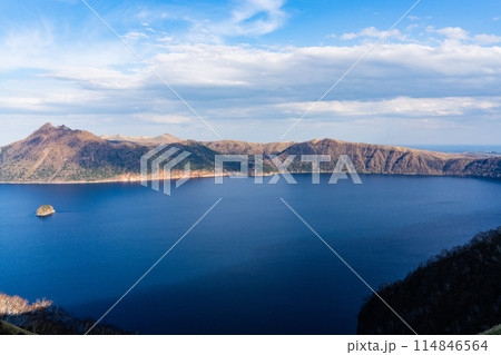北海道　春の摩周湖 114846564