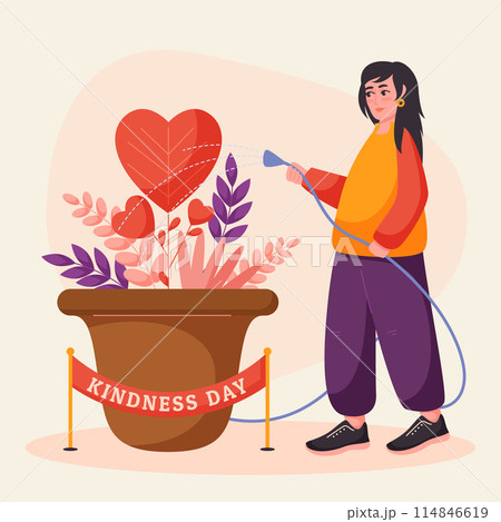 Kindness illustration in flat design 114846619