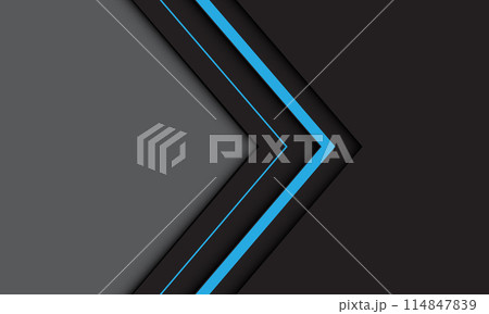 Abstract blue black arrow direction geometric grey blank space design modern futuristic background vector Abstract blue black arrow direction geometric grey blank space design modern futuristic background vector 114847839