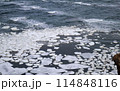 オホーツクの流氷　北海道の冬 114848116
