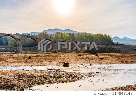 北海道 タウシュベツ川橋梁 北海道 タウシュベツ川橋梁 114848148