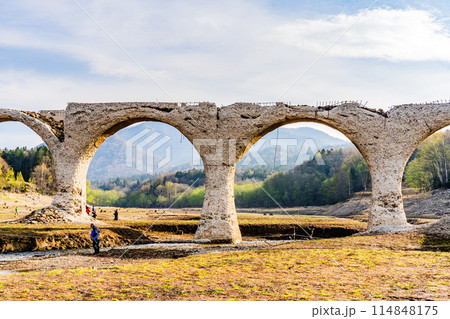 北海道 タウシュベツ川橋梁 北海道 タウシュベツ川橋梁 114848175