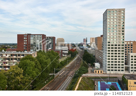City view of Tilburg, Netherlands 114852123
