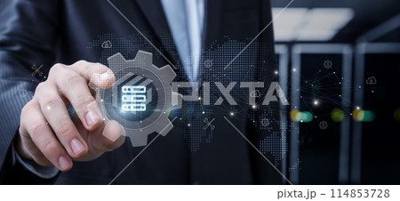 The concept of setting up a database. 114853728