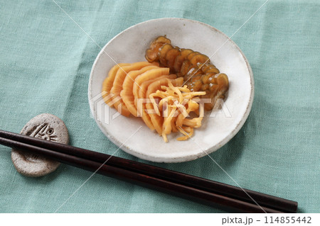 大根・キュウリ・生姜の味噌漬け 大根・キュウリ・生姜の味噌漬け 114855442