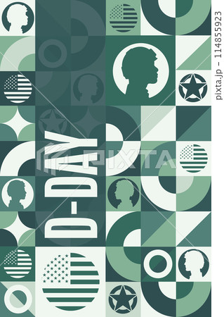D-Day. Normandy Landings. Remember and Honor. June 6, 1944. Holiday concept. Template for background D-Day. Normandy Landings. Remember and Honor. June 6, 1944. Holiday concept. Template for background 114855923