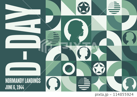 D-Day. Normandy Landings. Remember and Honor. June 6, 1944. Holiday concept. Template for background D-Day. Normandy Landings. Remember and Honor. June 6, 1944. Holiday concept. Template for background 114855924