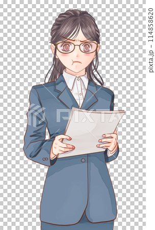 Suit OL explanation angry 114858620