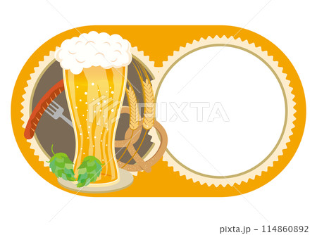 ビールフェスのイメージイラスト 114860892