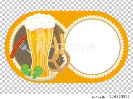 ビールフェスのイメージイラスト 114860892