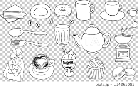 手繪咖啡廳雜貨 114863083