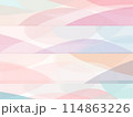 セロハン風カラフルなマーブル背景半透明 114863226